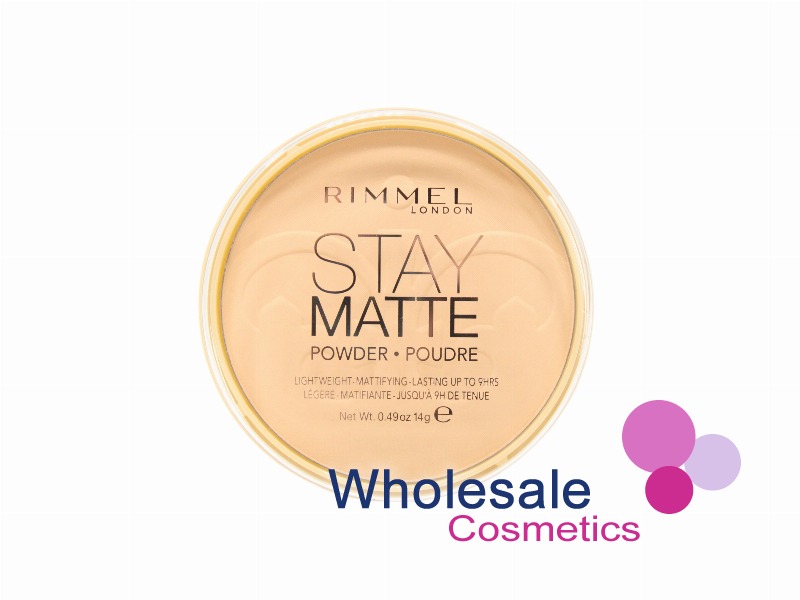 6 x Rimmel Stay Matte Pressed Powder Foundation - 005 SILKY BEIGE